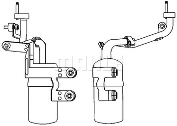 MAHLE KNECHT AD291000P КОНДИЦИОНЕР-ОСУШИТЕЛЬ