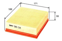 фото thumb №1, Valeo 585314 фільтр повітря