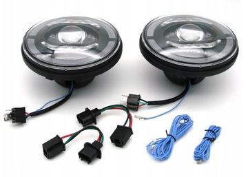 фото thumb №11, Лампи led jeep wrangler tj jk 7дюймів повний світлодіодні гомологація !