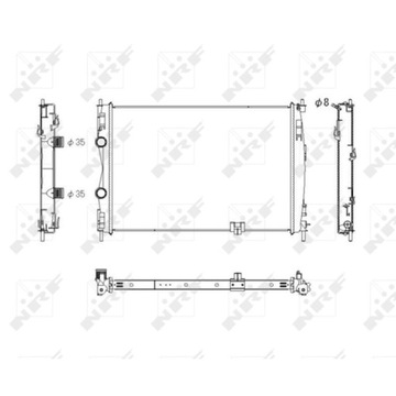 фото thumb №1, Радиаторов воды qashqai i qashqai +2 i 07-14 2.0