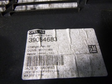 фото thumb №7, Планка защита ремня заднего opel astra k v 39054683