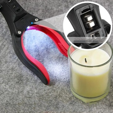 ŁAPKA RĄCZKA CHWYTAK DLA SENIORA DO ZBIERANIA ŚMIECI ZBIERACZ LED 80CM
