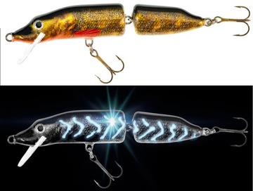 Воблер Jaxon Holo Fat Pike UV 10см 10г сломанный