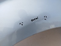 Купити Крила правий перед оригінал toyota corolla verso 2 рестайлінг  07-2009 колір 1c0, фото thumb