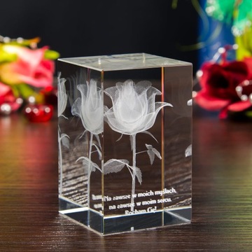 3D CRYSTAL #подарок ей на 40-летие