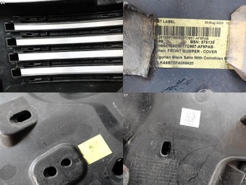 фото thumb №13, Land rover range rover v sv l460 22- бампер решітка решітка решітка радіатора перед