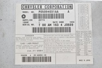 фото thumb №6, Чейнджер дисків cd dvd p05094031aa chrysler pacifica 1 i 03-08