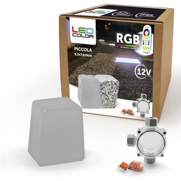 8 светодиодных светящихся брусчаток Piccola RGB