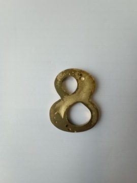 номер двери l-4,7 см 8 латунь