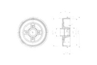 фото thumb №2, Delphi тормозные барабаны тормозные citroen xsara dacia logan r