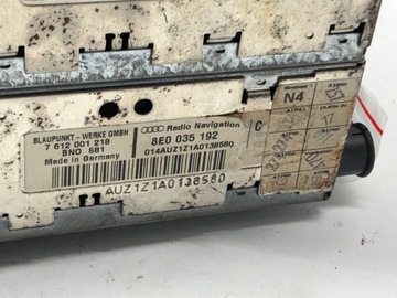 фото thumb №5, Радио audi a4 b6 8e0035192 00-05 тюнер