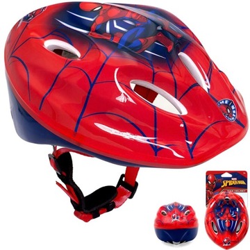 KASK ROWEROWY dla dzieci MARVEL Spider-Man 52-56cm