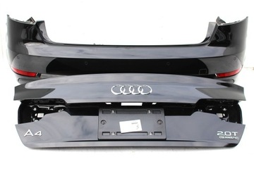 фото thumb №12, Audi a4 sedan зад бампер задний + крышка багажника 8w b9 набор комплект ly9t