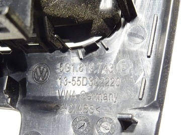 фото thumb №10, Решётки воздуховод рамка радио навигация vw golf vii 7 5g0 рестайлинг 5g1819743f