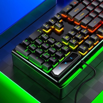 НАБОР КЛАВИАТУРЫ И МЫШИ XXL ИГРОВОЙ ПАНЕЛЬ HQ СО СВЕТОДИОДНОЙ ПОДСВЕТКОЙ