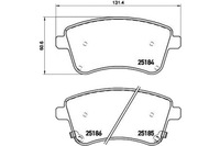 фото thumb №1, Brembo тормозные колодки тормозные kia venga 10- перед brembo