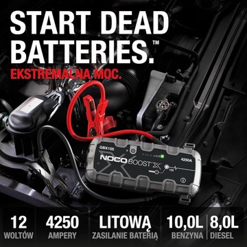 Booster Jump Starter Запуск Powerbank NOCO Boost X GBX155 4250A