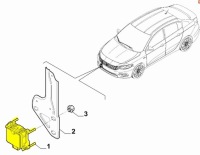 фото thumb №1, Радар fiat tipo оригінальний номер 52062053