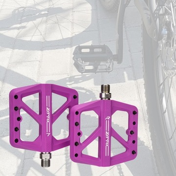1 пара подшипников MTB, педали для горного велосипеда, платформа, нейлон Du Purple g
