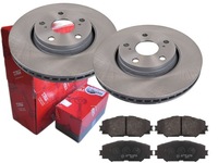 фото thumb №1, Тормозные диски тормозные колодки trw перед toyota corolla e15 295mm