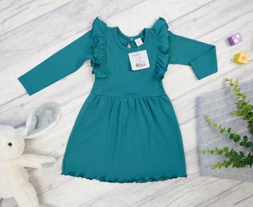 Бутылка DRESS, размер 116, длинные рукава с рюшами.