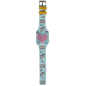 KOT PUSHEEN zegarek cyfrowy, silikonowy KOMPLET 4szt