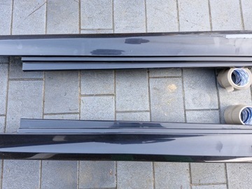 фото thumb №4, Bmw f10 f11 накладка порог планка пороговая левая м-пакет 416