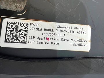 фото thumb №6, Tesla модель y скло задня w кришка багажника багажника 1637505-00-a