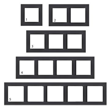 Simon 10 GNIAZDO ANTENOWE F + RJ45 CZARNY MAT