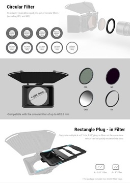 SmallRig Matte Box PRO 3680*FV*24h*Ks