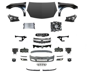 фото thumb №1, Astra h 03-07 перед капот крило бампер pas