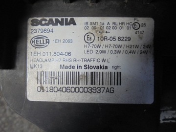 фото thumb №3, Лампа фара scania r,s 2379894 права str.