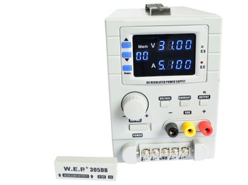 Блок питания WEP 305DB 30В 5А Лаборатория 3xOUT + USB