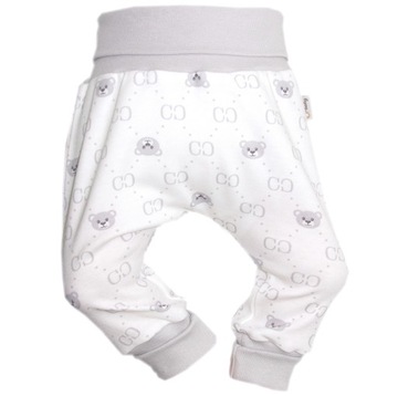 PÓŁŚPIOCHY BEZ STÓP SPODNIE BAGGY 74 BABY BEAR /54/