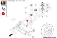 Болт амортизатора заднього нижня ford ka Доставка, фото thumb