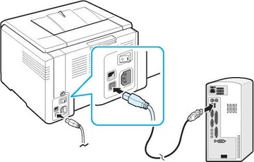 USB-кабель для принтера HP BROTHER EPSON LEXMARK OKI