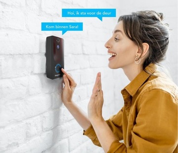 ВИДЕОИНТЕРФОН Wi-Fi IP-домофон Камера Дверной звонок КОМПЛЕКТ
