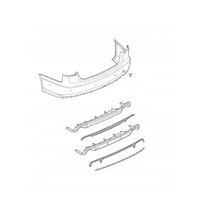 фото thumb №1, Audi s3 2004-2010 год dół бампера зад