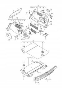 фото thumb №7, 8w8863373 підлога вкладка багажника a5 f5 8w