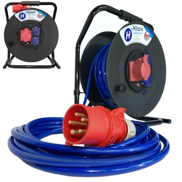 Удлинитель POWER ГУМ H07BQ-F 5х2,5 40м ПУР 16А