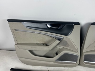 фото thumb №9, Обивка обшивки боковина дверь audi a7 4k алькантара