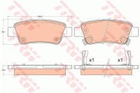 Тормозные колодки ham. honda t. cr-v trw gdb3576 Цена, фото thumb