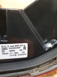 Купити Audi q3 8u рестайлінг  фара правий задній led 8u0945094n bdb, фото thumb