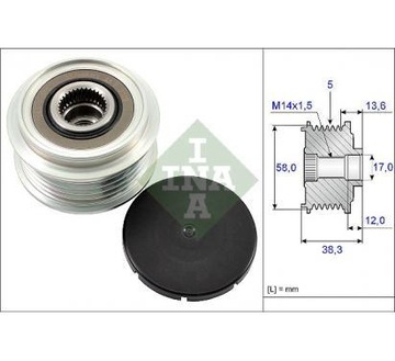 фото thumb №2, Ina сцепление генератора toyota corolla avensis