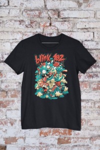 Blink182 B1 термонаклейка DTF размер 10x14 см