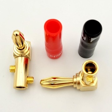 КАБЕЛЬ NAKAMICHI SPEAKER CABLE 2x1,5 УГЛОВОЙ РАЗЪЕМ 5м