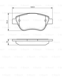 фото thumb №16, Гальмівні колодки гальмівні перед fiat bravo ii 07- stilo 02-