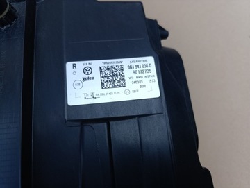 фото thumb №4, Vw passat b8 рестайлінг 3g1 19- лампа права передня перед фара 3g1941036q