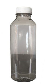 BUTELKA PET KWADRATOWA 500ML 10 SZT