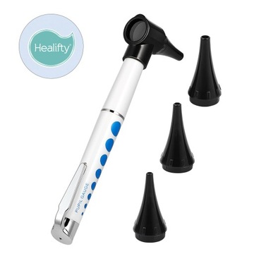 Mini Tools Nierdzewny otoskop kieszonkowy LED